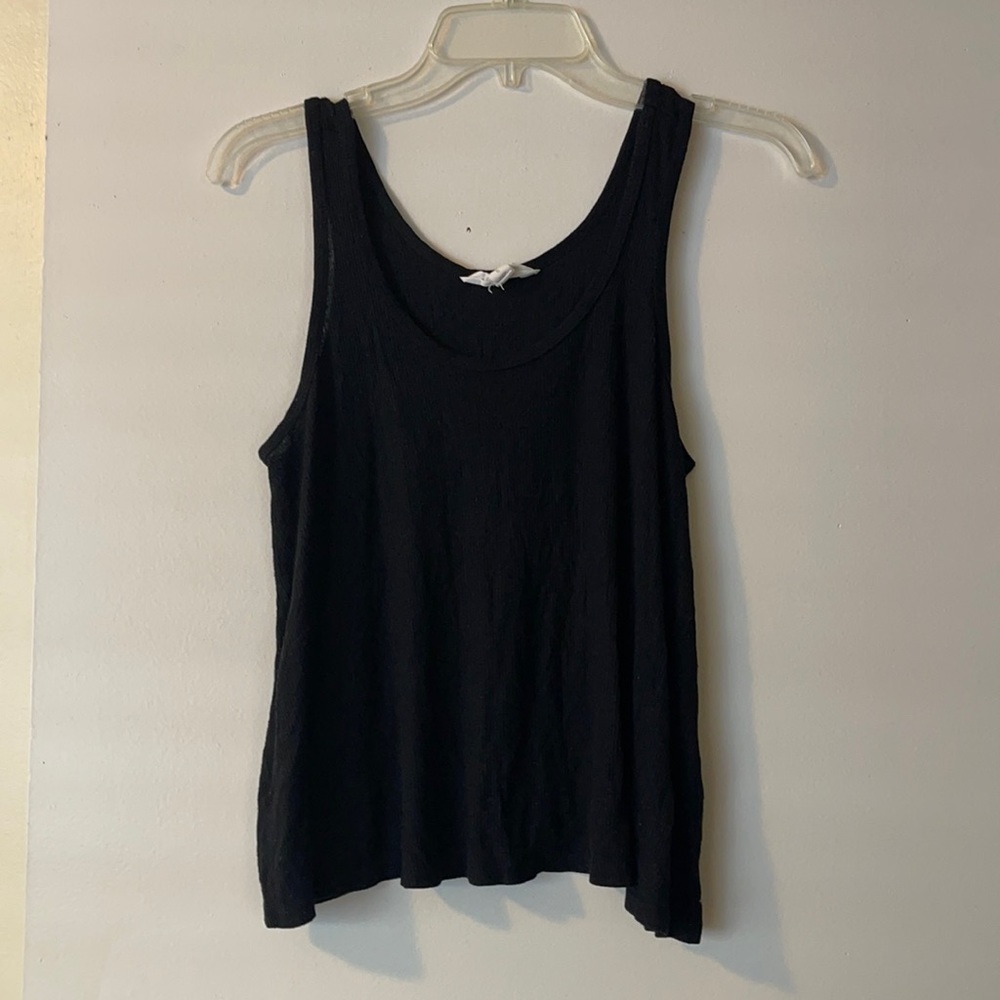 Black tank top